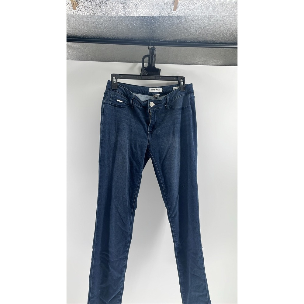 Nine West Women's Blue Denim Skinny Leg Pull-On Jeans SZ 6